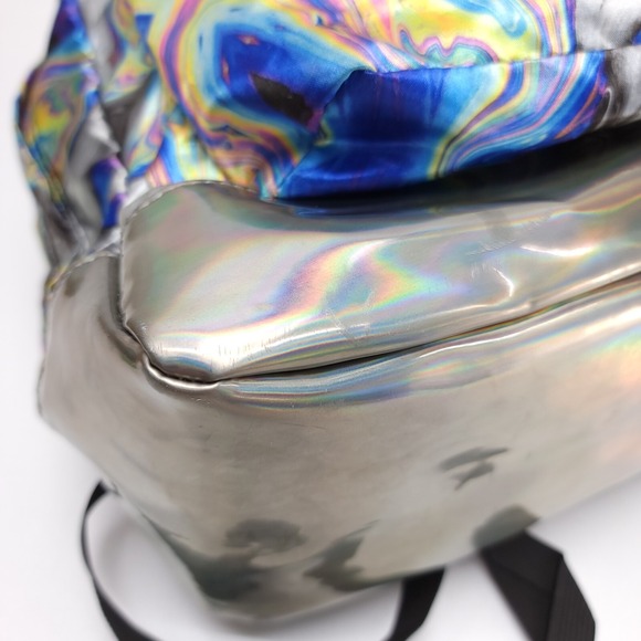 Jansport SUPER FX Oil Swirl Backpack School Bag‎ JS00T64Q Metalic Pack CLEAN! main image 6